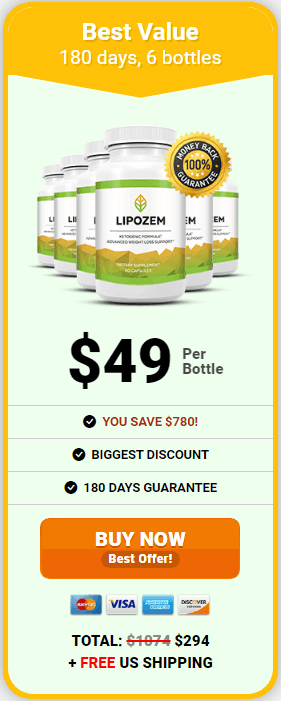 Buy Lipozem 6 Bottle